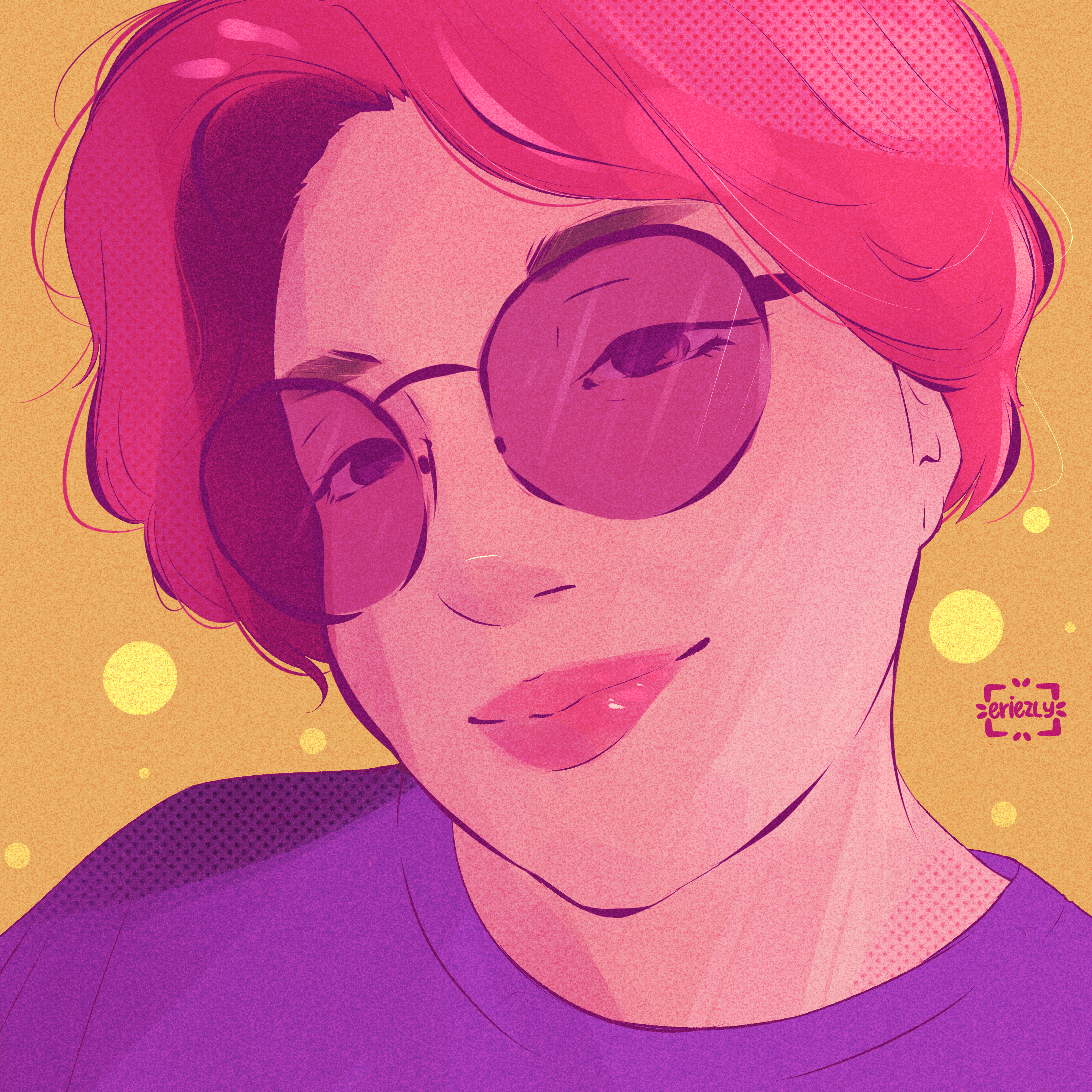 dibujo retrato por eriezly (oc de Amai)