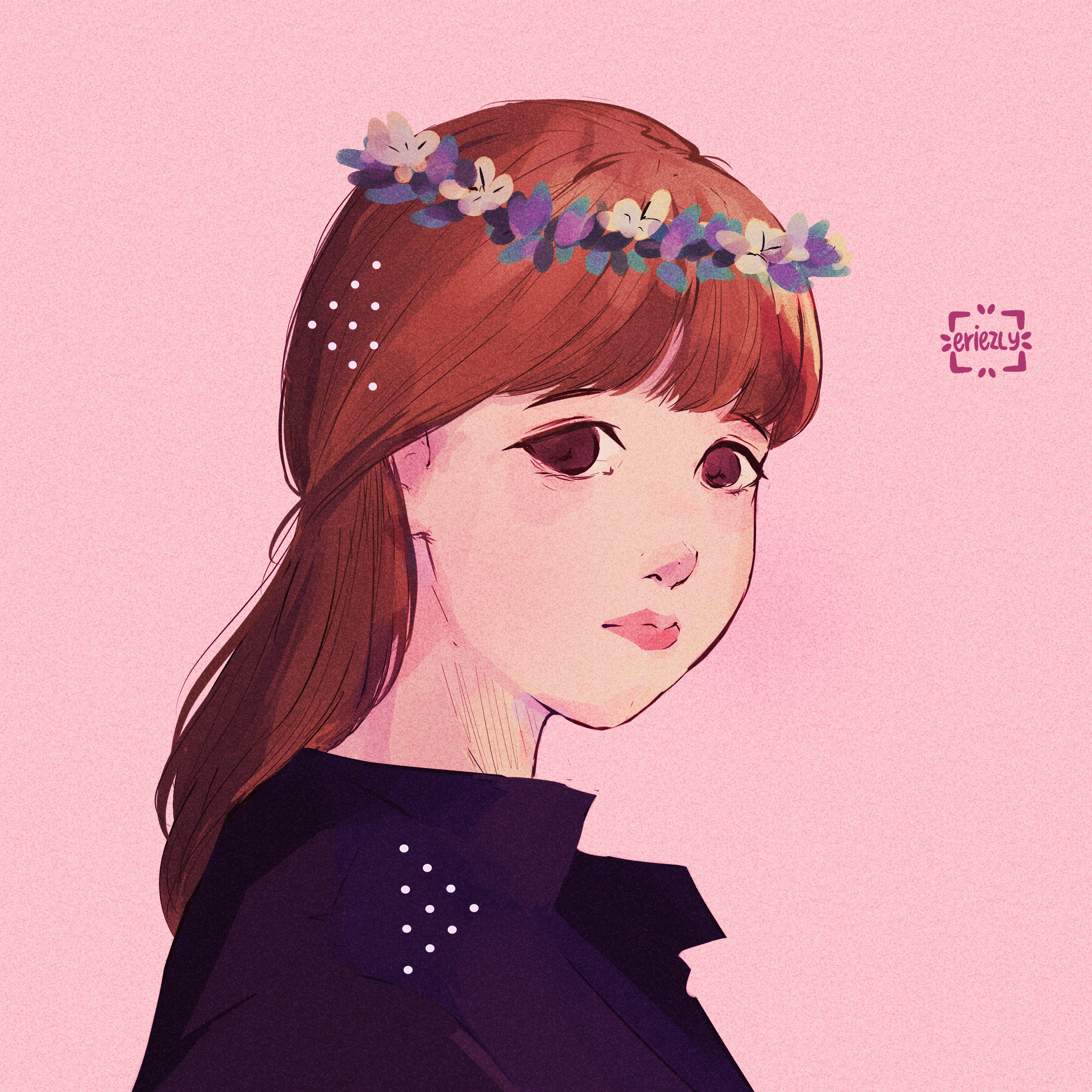 dibujo retrato por eriezly