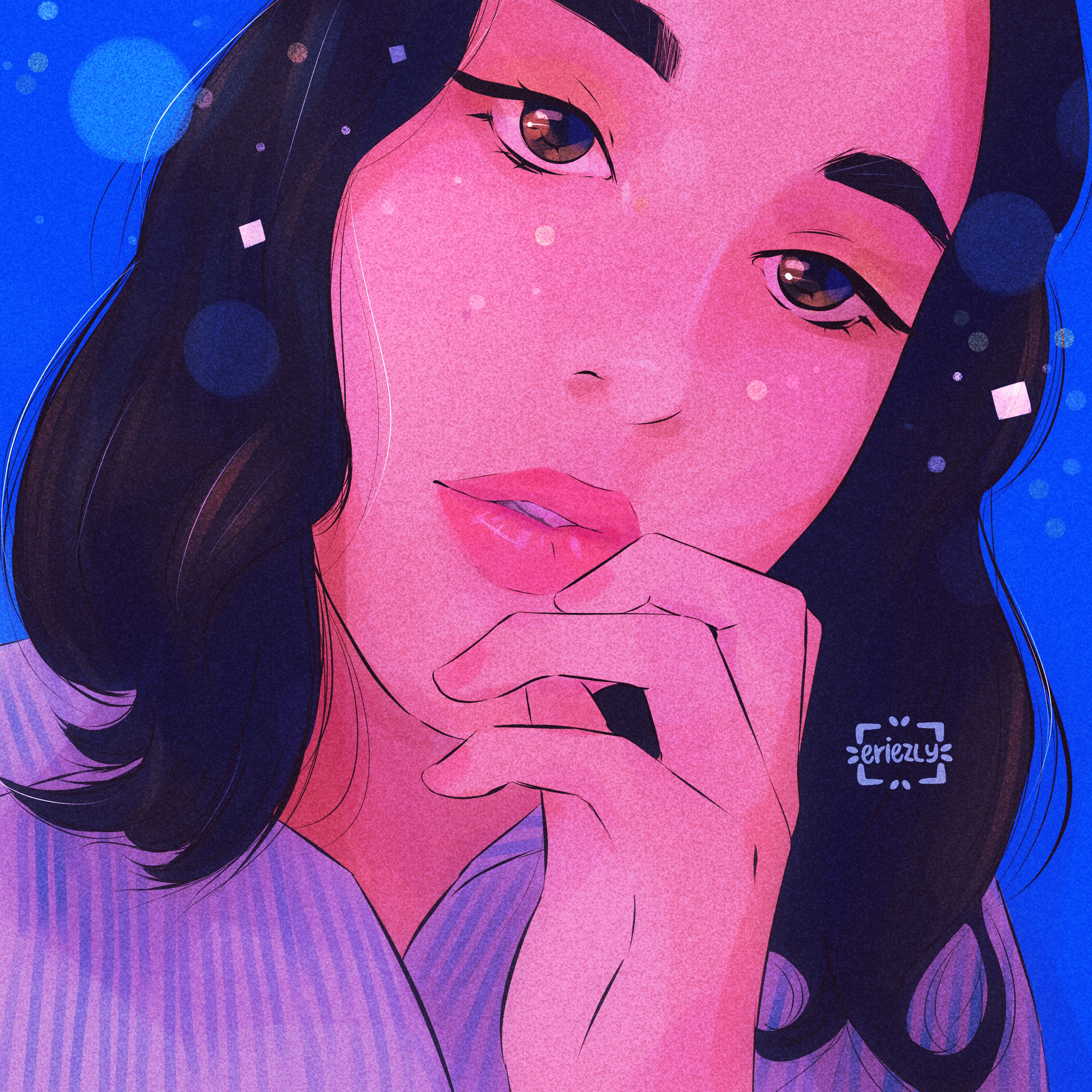 dibujo retrato por eriezly