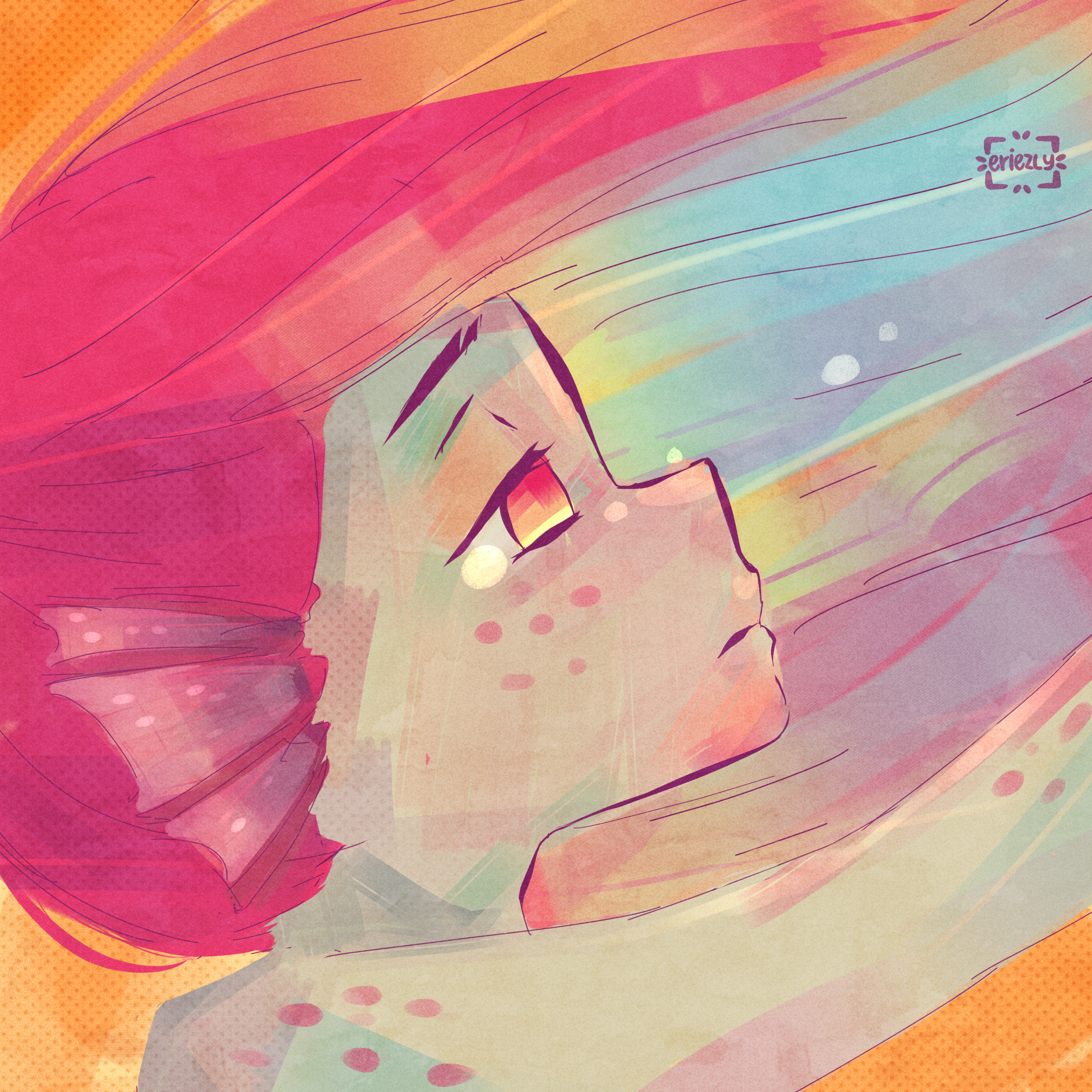 dibujo sirena por eriezly